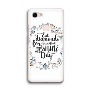 Diamonds: Google Pixel 3 Transparant Hoesje