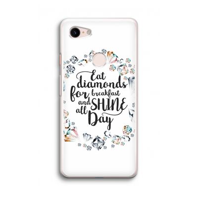 Diamonds: Google Pixel 3 Transparant Hoesje