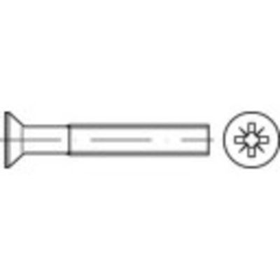 TOOLCRAFT TO-5375799 Verzonken schroeven M3 22 mm Kruiskop Phillips RVS A2 1000 stuk(s)