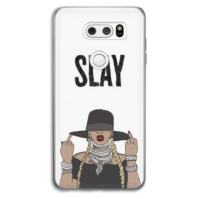 Slay All Day: LG V30 Transparant Hoesje