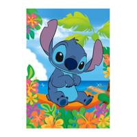 Clementoni legpuzzel super color stitch, 104st.