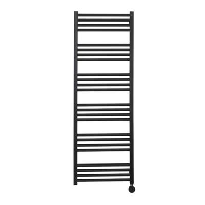 Crosswater MPRO Elektrische handdoekradiator - 140x50cm - 600 Watt - mat zwart MP48X1380MBELEC
