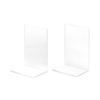 LIROdesign Boekensteun Transparant (set van 2 stuks) LIROdesign Boekensteun Transparant (set van 2 stuks)