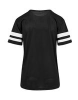 Build Your Brand BY033 Ladies` Mesh Stripe Tee