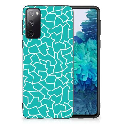Samsung Galaxy S20 Case Cracks Blue