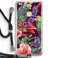 Papegaaien: Huawei Ascend P10 Lite Transparant Hoesje met koord