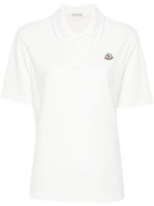 Moncler polo à logo appliqué - Tons neutres