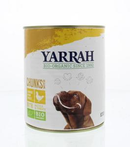 Hond brokjes kip in saus bio 820 gram