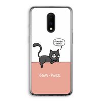 GSM poes: OnePlus 7 Transparant Hoesje