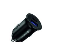 Swissten Autolader - 2 poorten - Snellader - 36W - USB 3.0 Quick Charge & USB-C - Zwart Swissten Autolader - 2 poorten - Snellader - 36W - USB 3.0 Quick Charge & USB-C - Zwart