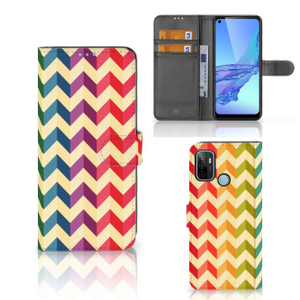 OPPO A53 | OPPO A53s Telefoon Hoesje Zigzag Multi Color