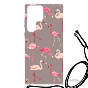 Samsung Galaxy S23 Ultra Case Anti-shock Flamingo