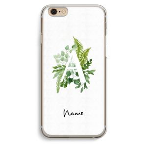 Green Brush: iPhone 6 / 6S Transparant Hoesje