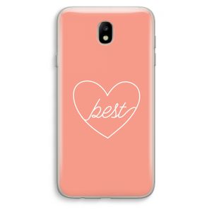 Best heart: Samsung Galaxy J7 (2017) Transparant Hoesje