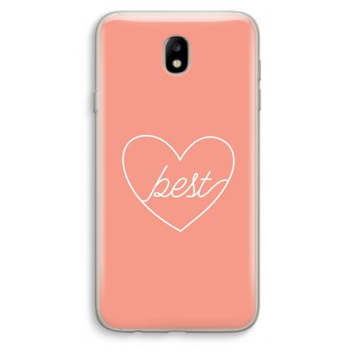 Best heart: Samsung Galaxy J7 (2017) Transparant Hoesje