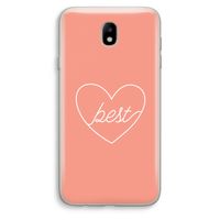 Best heart: Samsung Galaxy J7 (2017) Transparant Hoesje