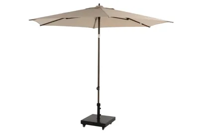 Stokparasol Azzurro 300 Wenge Frame Beach Solefin 4SO Parasol Bruin 4 Seasons Outdoor