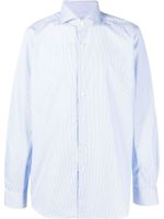 Xacus chemise rayée à manches longues - Bleu