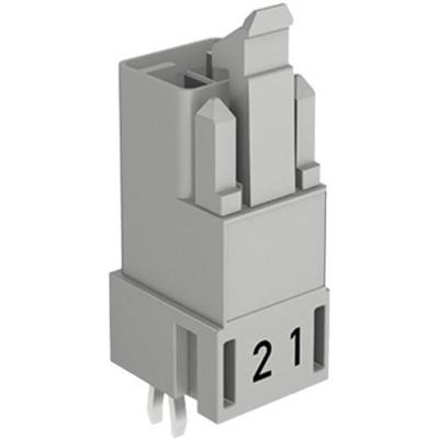 WAGO 890-812 Netstekker WINSTA MINI Stekker, inbouw verticaal Totaal aantal polen: 2 16 A Zwart 100 stuk(s)
