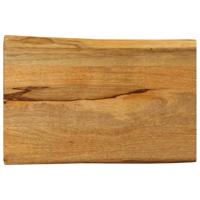 Tafelblad met natuurlijke rand 50x40x2,5 cm massief mangohout