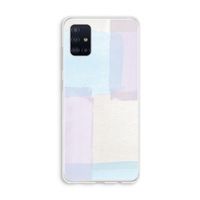 Square pastel: Galaxy A51 4G Transparant Hoesje
