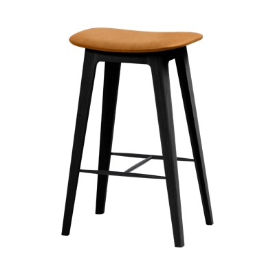 Nordic Bar Stool - Black Stained Oak