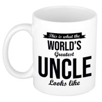 Worlds Greatest Uncle / oom cadeau mok / beker 300 ml   -