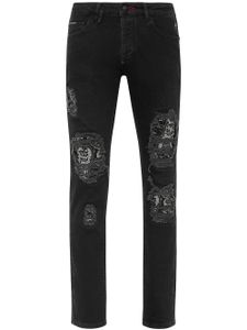 Philipp Plein jean skinny à taille basse - Noir