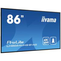 Iiyama PROLITE LH8664UHS-B1AG Digital Signage display Energielabel: G (A - G) 218 cm 86 inch 3840 x 2160 Pixel 24/7 - thumbnail