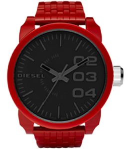 Horlogeband Diesel DZ1462 Kunststof/Plastic Rood 28mm