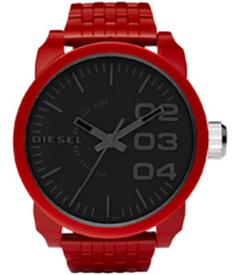 Horlogeband Diesel DZ1462 Kunststof/Plastic Rood 28mm