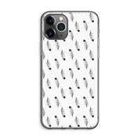 Pluimen: iPhone 11 Pro Max Transparant Hoesje