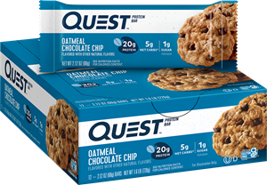 Quest Bar Oatmeal Chocolate Chip (12 x 60 g)
