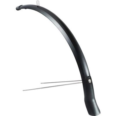 Eurofender Voorspatbord 28" lampo 58 mm breed - mat zwart