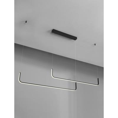Lyora Strakke hanglampStrita zwart dubbel 3000K - 9006088