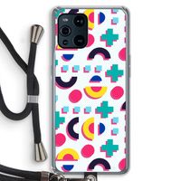 8-bit N°2: Oppo Find X3 Transparant Hoesje met koord