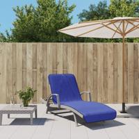VidaXL Strandhanddoeken 2 st 400 g/m² 75x200 cm stof koningsblauw