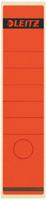 Leitz rugetiketten, zelfklevend, ft 6,1 x 28,5 cm, pak van 10 stuks, rood