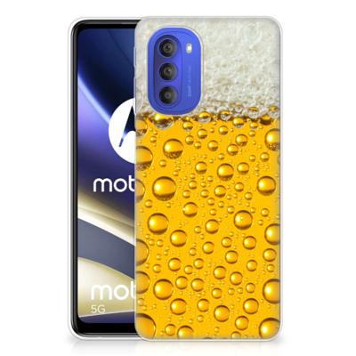 Motorola Moto G51 5G | Siliconen Case | Bier