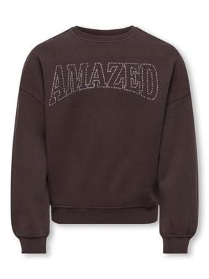Kids ONLY winter sweater meisjes - bruin - KogKiki - oversize fit