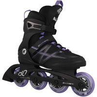 K2 Alexis 80 Pro Dames Inline Skate (Zwart / Lavendel) 09.5 / 40.5 - thumbnail