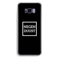 Negenduust black: Samsung Galaxy S8 Plus Transparant Hoesje Negenduust black: Samsung Galaxy S8 Plus Transparant Hoesje