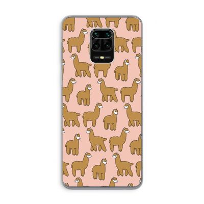 Alpacas: Xiaomi Redmi Note 9 Pro Transparant Hoesje