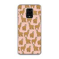 Alpacas: Xiaomi Redmi Note 9 Pro Transparant Hoesje