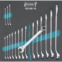 Hazet 163-99/18 Ring-steeksleutelset 18-delig Sleutelbreedte (metrisch) 6 - 27 mm