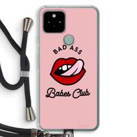 Badass Babes Club: Pixel 5 Transparant Hoesje met koord