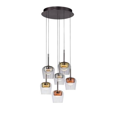 Paul Neuhaus 6-lichts hanglampQ-Kon meerdere kleuren - 2744-70