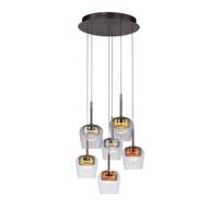Paul Neuhaus 6-lichts hanglampQ-Kon meerdere kleuren - 2744-70
