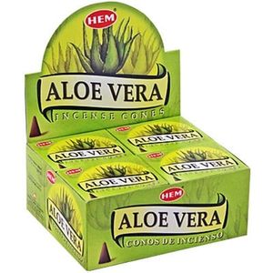 HEM Wierook Kegel Aloevera (12 pakjes)