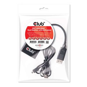 Club 3D SenseVision Multi Stream Transport Hub HDMI Dual Monitor adapter CSV-6200H